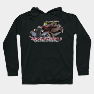 1934 Ford Custom 3 Window Coupe Street Rod Hoodie